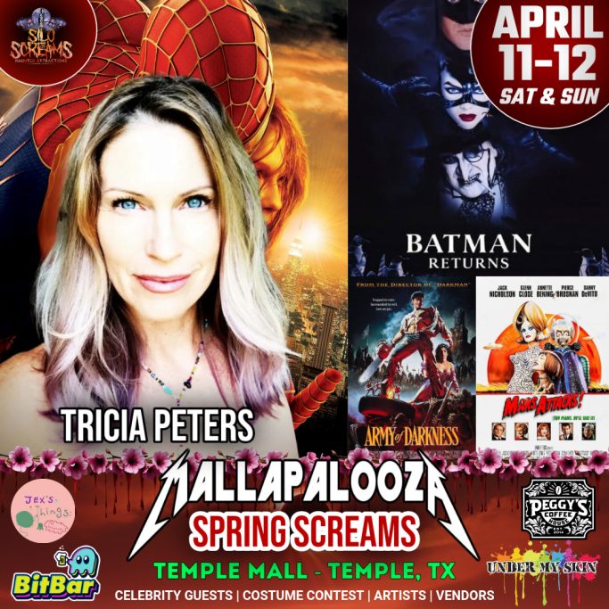 Tricia Peters Mallapalooza Guest Announcement for Spring Screams 2026 Tricia Peters